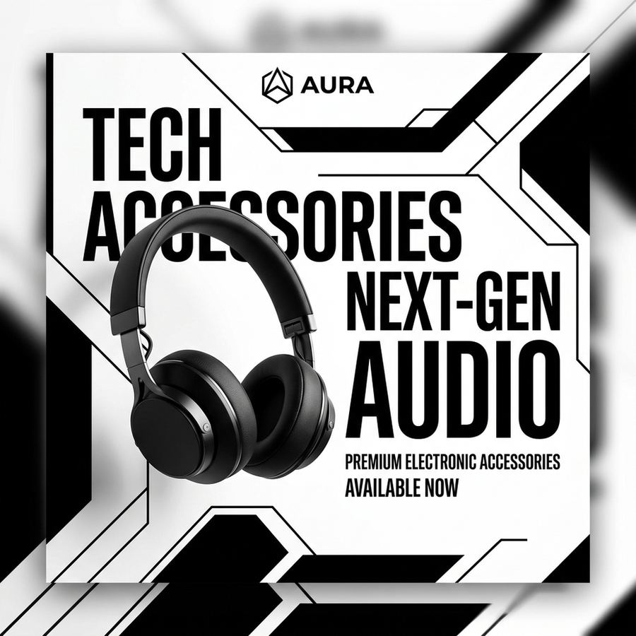 Electronic Accessories Tech Ad